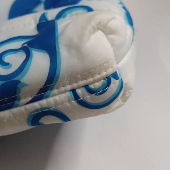 Estee Lauder Blue Floral Women's Makeup Bag - Picture 5 of 10